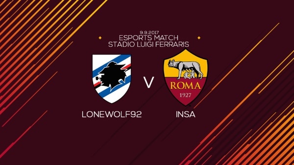 Sampdoria-Roma, prima del fischio d'inizio la sfida al videogame sui tabelloni