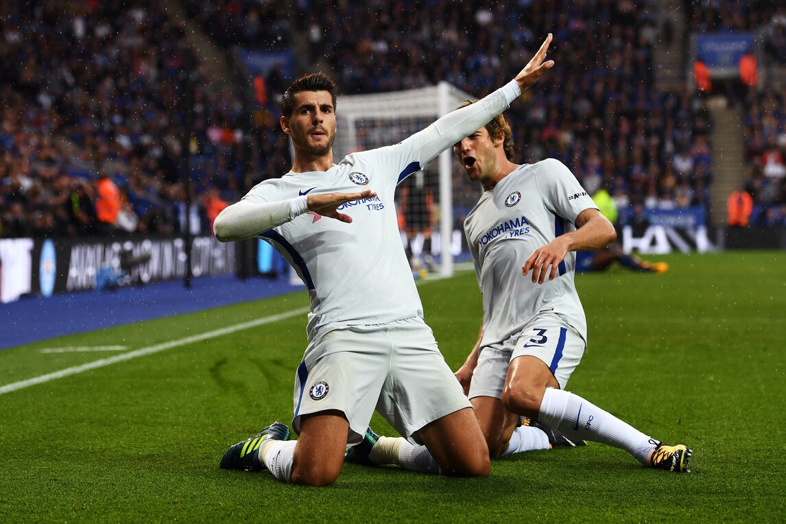 Premier League, Morata-Kante: il Chelsea vince 2-1 a Leicester