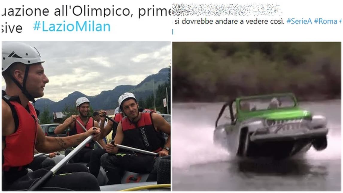 Lazio-Milan si gioca, le ironie scatenate del web
