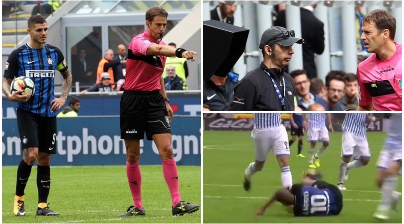 Var infinito: la sequenza del rigore assegnato all'Inter dopo 5' di pausa