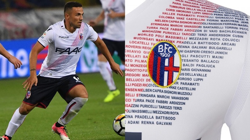 Bologna, contro il Napoli maglia speciale che onora la storia del club