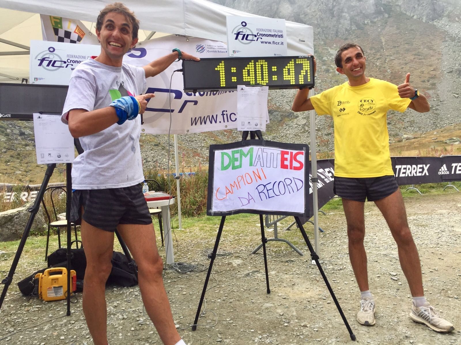 Bernard Dematteis ce l'ha fatta: E' record d'ascesa al Monviso