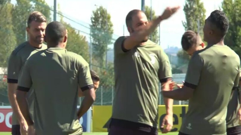 Vinovo, Juve al lavoro in vista del Barcellona