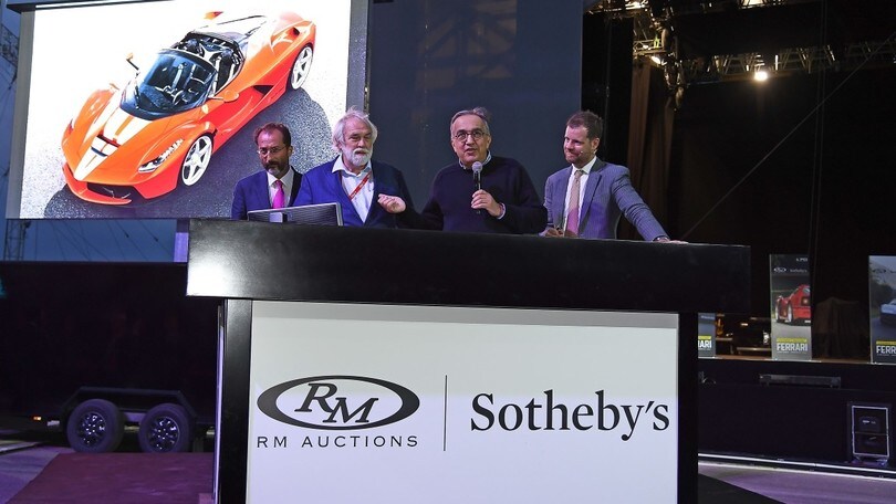 LaFerrari Aperta battuta all'asta a 8,3 milioni di euro