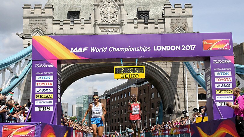 Maratona ai Mondiali: Daniele Meucci è sesto con il personale