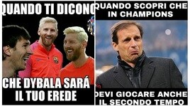 Juventus travolta 3-0 dal Barcellona... e dalle ironie sui social