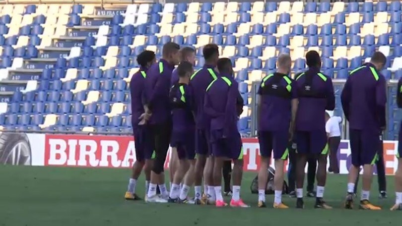 Everton, l'allenamento di Rooney al Mapei