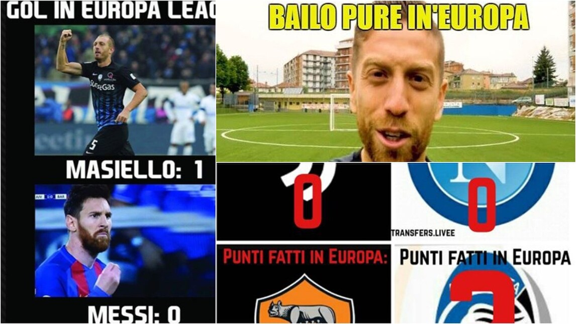 Europa League, Atalanta da urlo: Papu Gomez e Gasperini idoli social