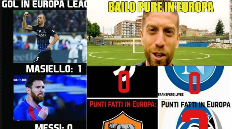 Europa League, Atalanta da urlo: Papu Gomez e Gasperini idoli social