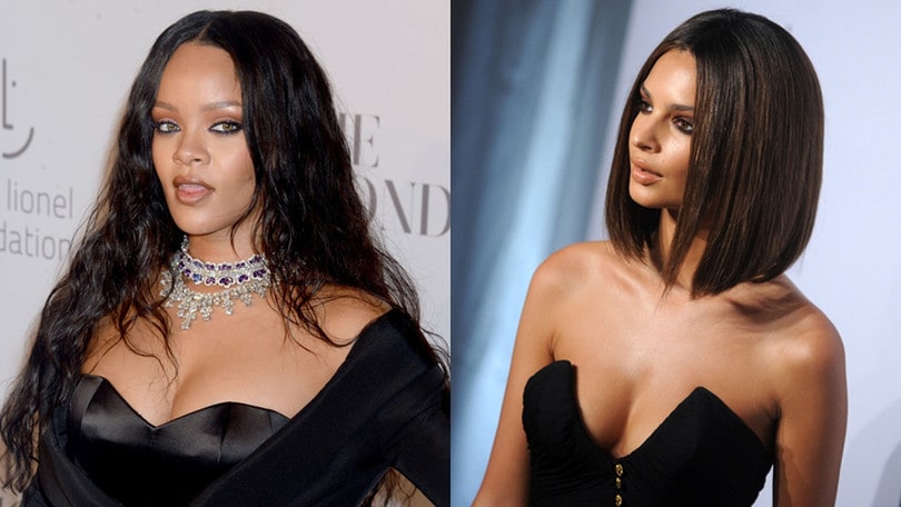 Emily Ratajkowski, scollatura mozzafiato al ballo di Rihanna