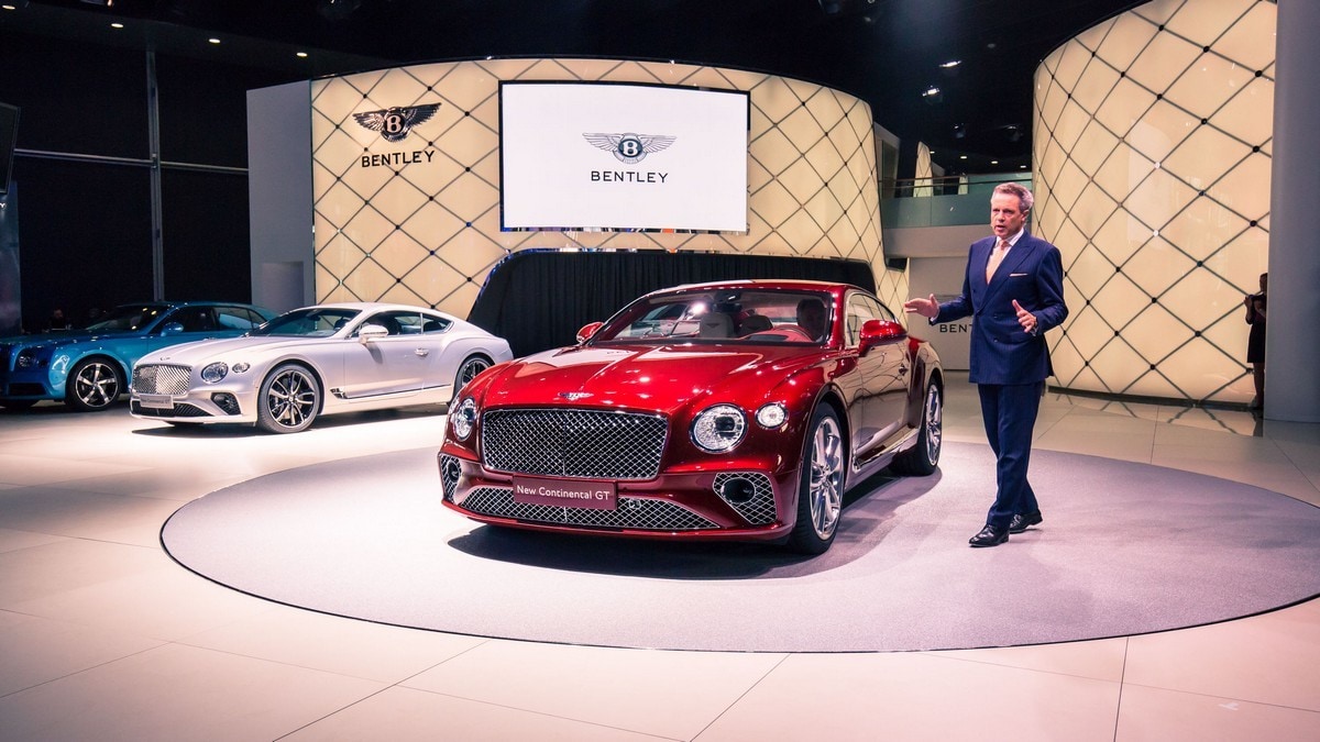 Bentley, la Continental GT debutta a Francoforte