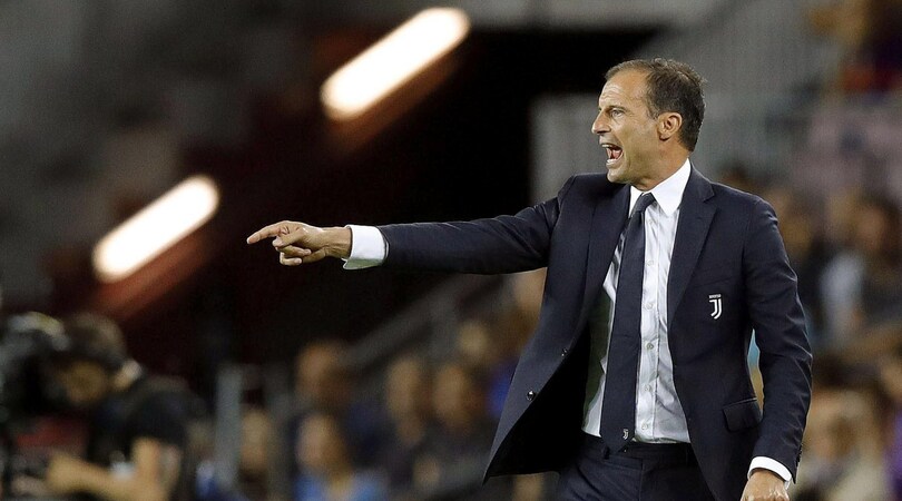 Allegri: «Ottimo primo tempo a Barcellona. Tornano Chiellini e Mandzukic»