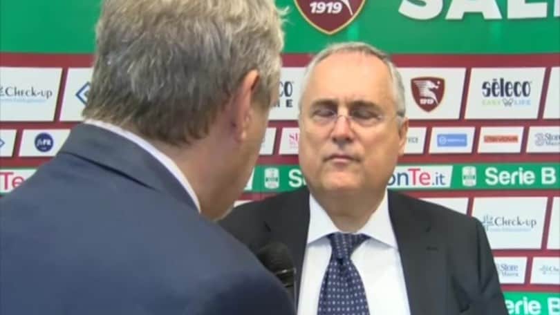 Lotito intervistato...risponde al telefono