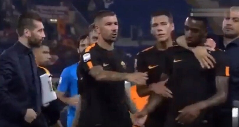 Roma-Verona, rissa sfiorata tra Gerson e Bruno Peres