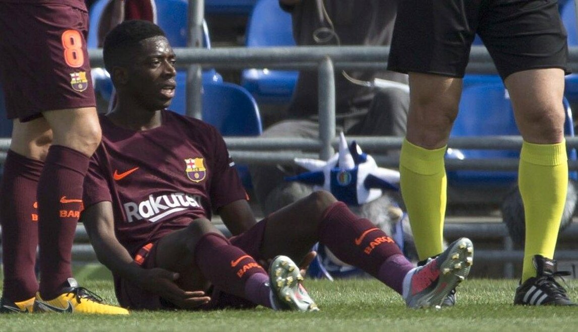 Barcellona, Dembélé operato: fuori tre mesi e mezzo