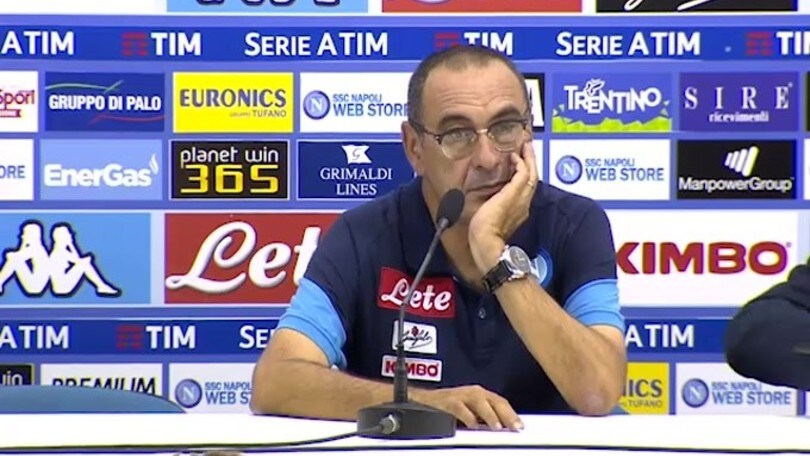Sarri: "Niente turnover perchè volevo risposte da questi 11"