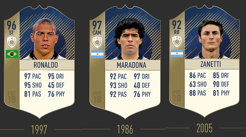Fifa 18, ecco le icone: quanti "italiani" tra le leggende!