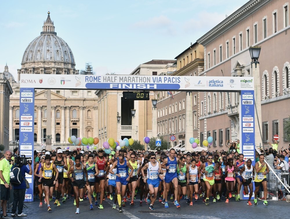 6000 runner per un messaggio di pace con Roma Half Marathon Via Pacis