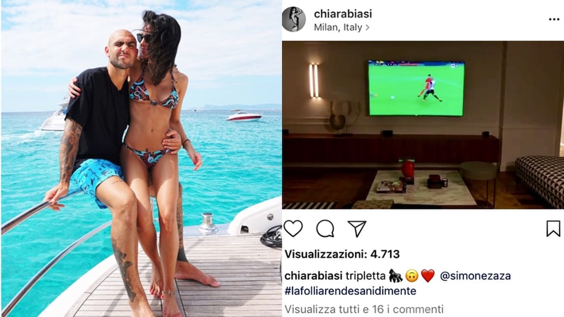 Tripletta di Zaza, Chiara Biasi stavolta esulta