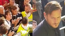 Benevento-Roma, arriva Totti: delirio al Vigorito