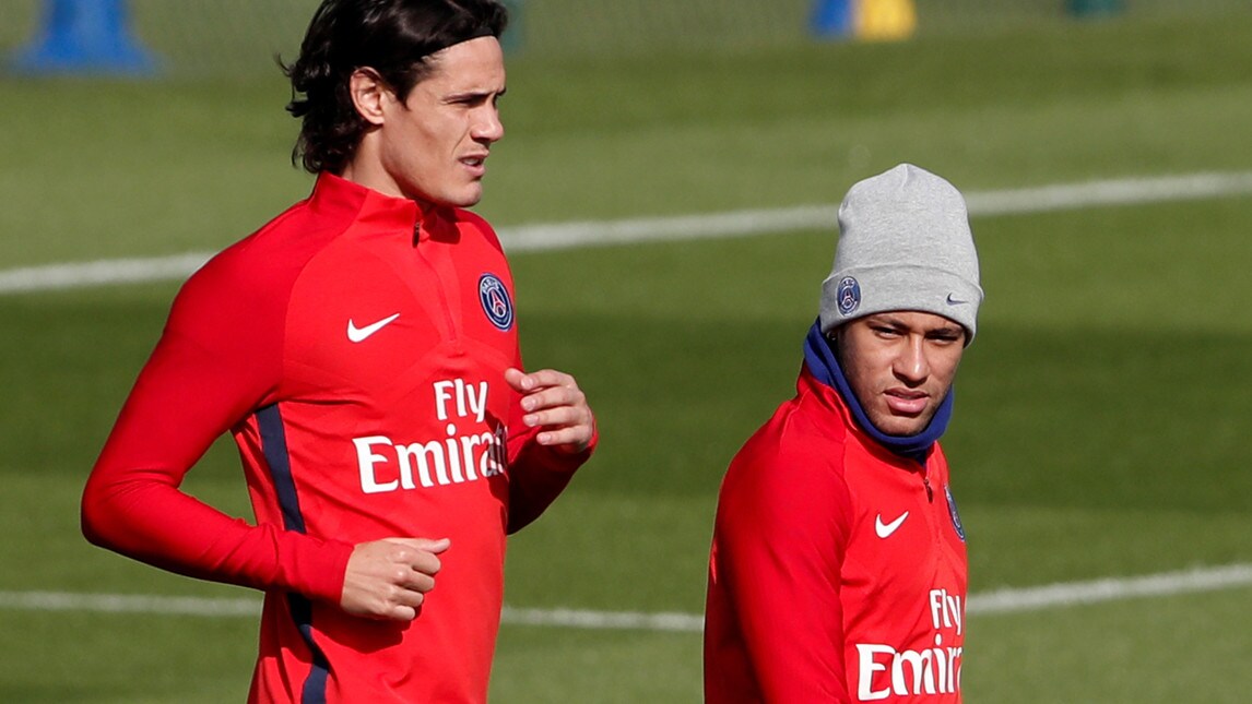 Psg, Cavani e Neymar si ignorano in allenamento