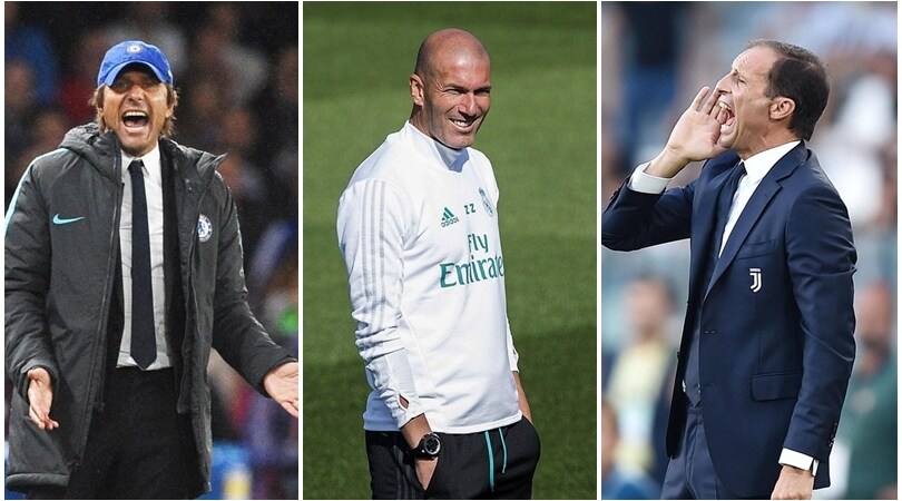 Premio Fifa: Allegri e Conte sfidano Zidane, in corsa anche Buffon e Mandzukic