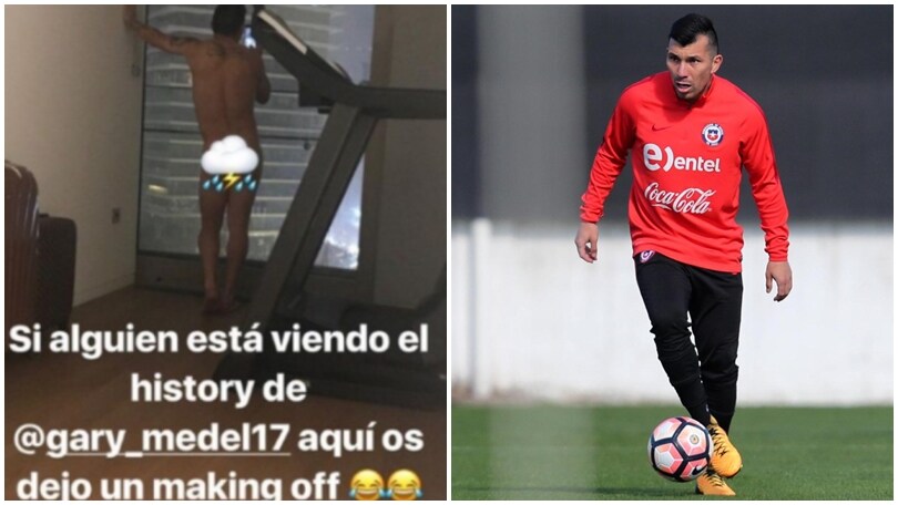 Medel a 'luci rosse': l'ex interista nudo sui social