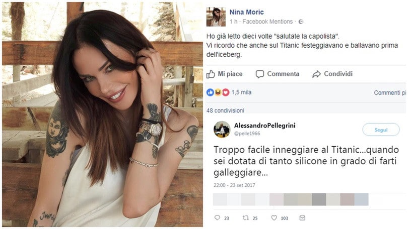 Napoli, botta e risposta tra Nina Moric e l'agente di Sarri