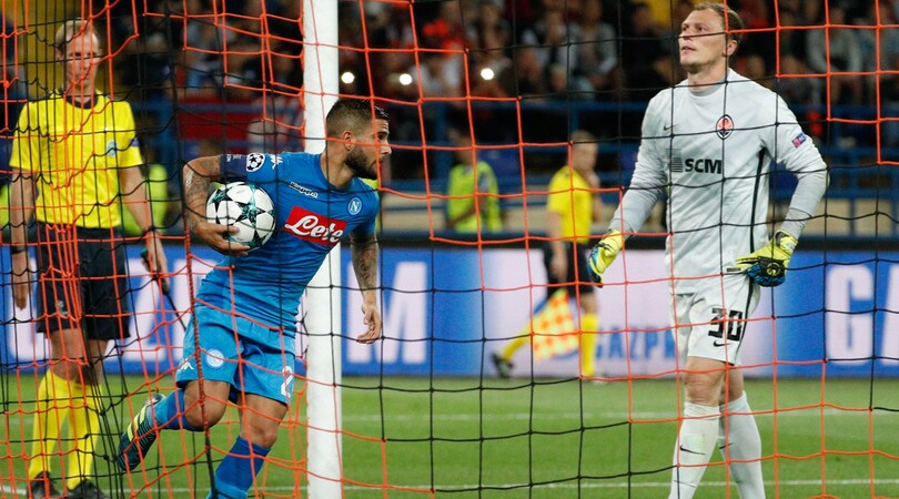 Champions League, Shakhtar Donetsk-Napoli 2-1: Taison, Ferreyra e papera di Reina. Sarri ko