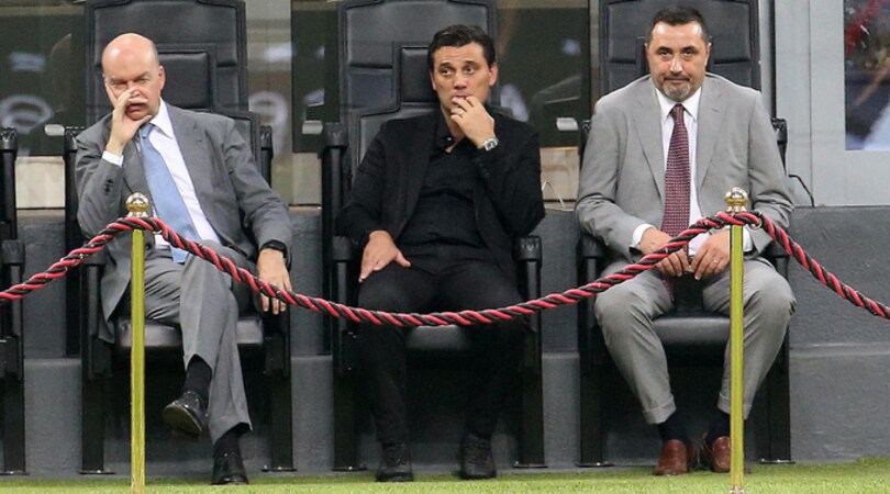 Milan, colloquio dirigenza-Montella: «Serve subito mentalità vincente»