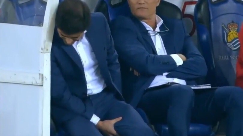 Esulta troppo al gol di Zaza: Marcelino s'infortuna