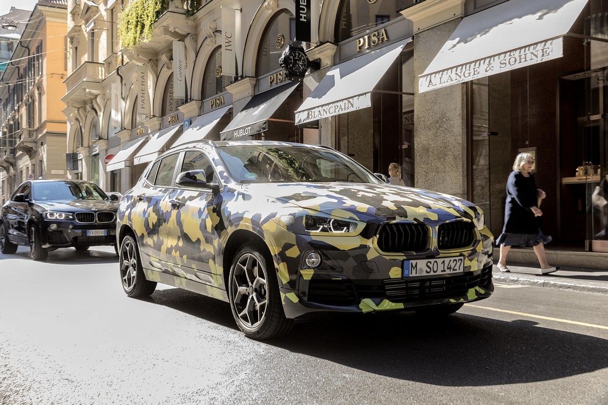 Bmw X2, il Suv sfila alla Settimana della Moda