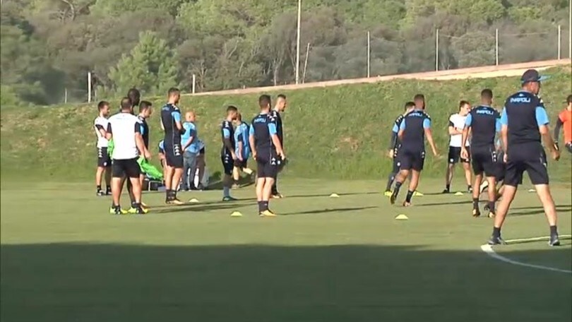 Napoli, allenamento prima del Feyenoord
