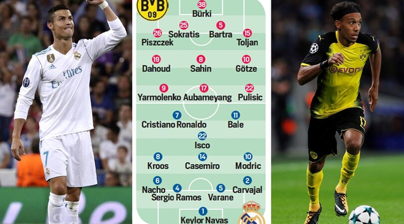 Champions League, non solo Borussia Dortmund-Real Madrid: tutte le probabili formazioni