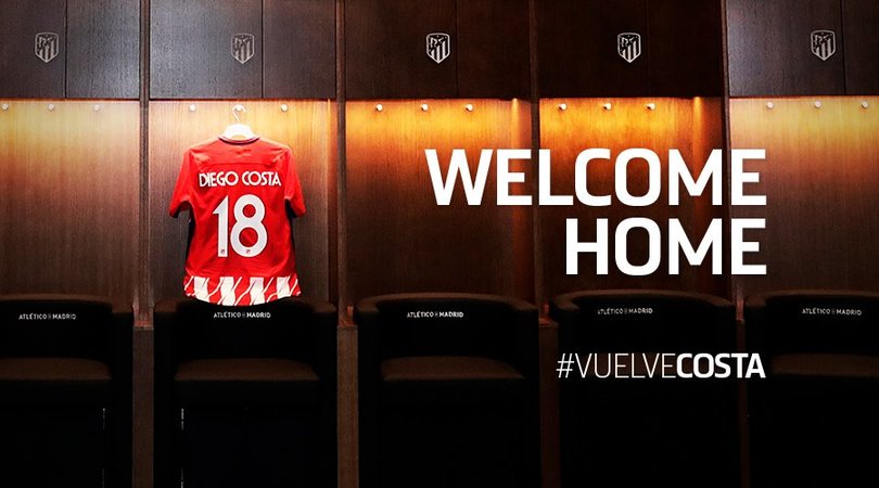 Maglia Home Atlético de Madrid Diego Costa Maglia Home Atlético de Madrid Diego Costa
