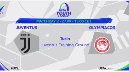 Youth League, Juventus-Olympiacos: formazioni ufficiali e diretta