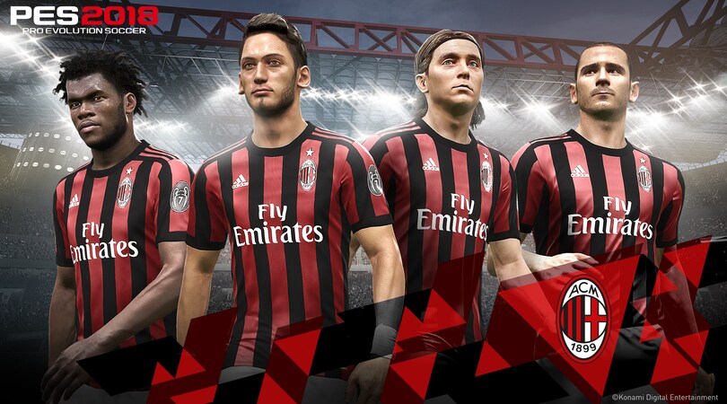 Pes 2018 e Milan, una partnership mondiale!