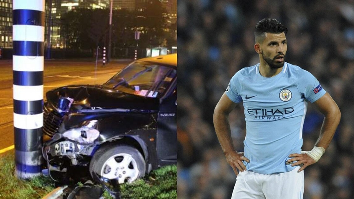 Manchester City, incidente stradale per Aguero: 2 mesi fuori, salta il Napoli