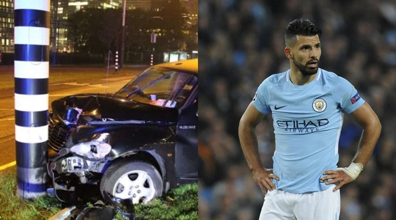 Manchester City, incidente stradale per Aguero: 2 mesi fuori, salta il Napoli
