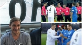 Totti torna in campo: le prime immagini