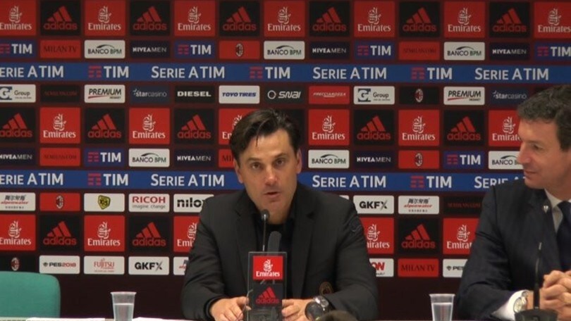 Montella: "Buon atteggiamento sono fiducioso"