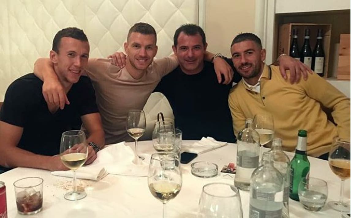 Serie A, Dzeko a cena con Perisic, Stankovic e Kolarov a Milano