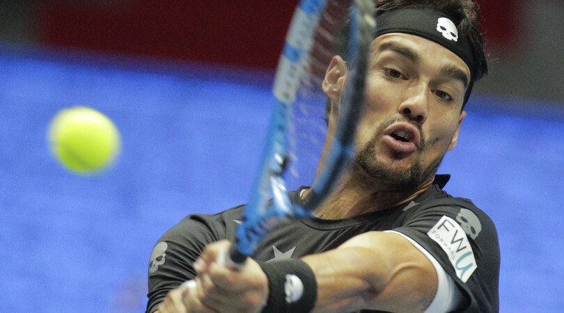 Tennis, China Open: Fognini vince al debutto