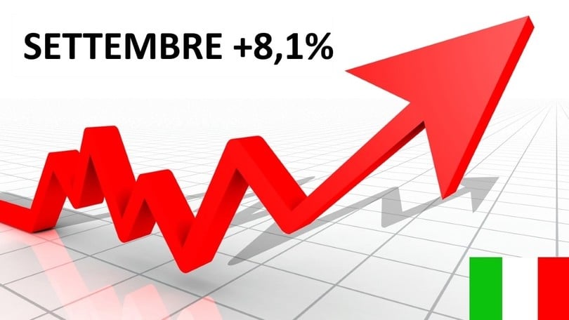 Mercato auto Italia, a settembre +8,1%