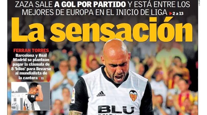 Valencia, solo Messi meglio di Zaza: «Un gol a partita, è sensazionale»