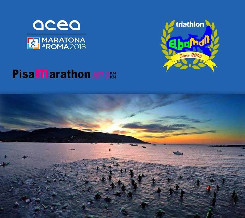 Maratone di Pisa e Roma in soccorso dei triatleti di Elbaman