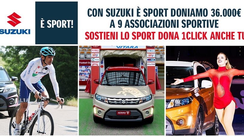 Suzuki è sport, l'iniziativa a favore delle ASD