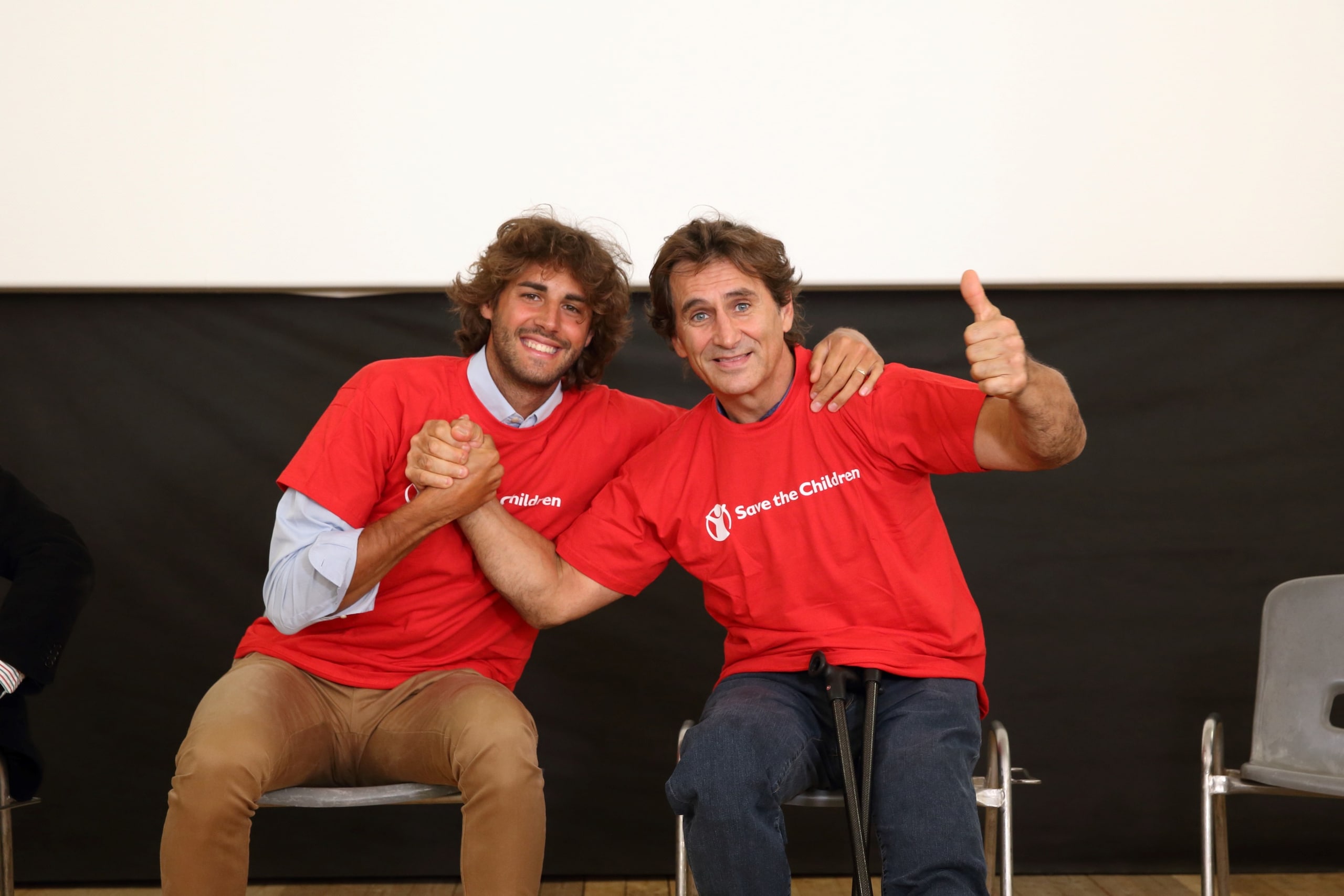 Amatrice, la solidarietà e quattro chiacchiere con Alex Zanardi