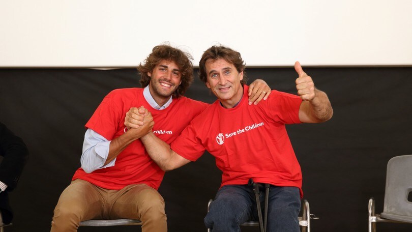 Amatrice, la solidarietà e quattro chiacchiere con Alex Zanardi
