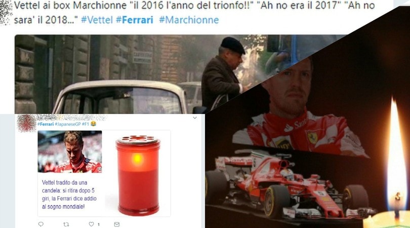 Ferrari tradita da una candela, social scatenati: «Meglio la mia Panda»